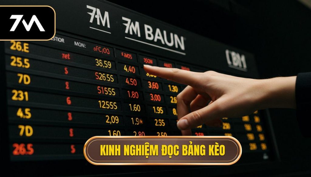 Kinh nghiệm đọc bảng kèo