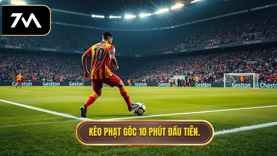 Kèo phạt góc 10 phút đầu tiên.