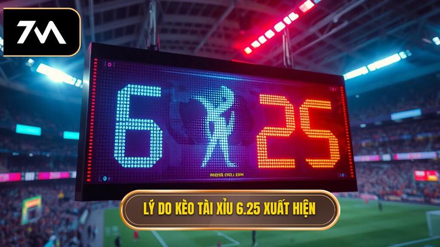Lý do kèo tài xỉu 6.25 xuất hiện