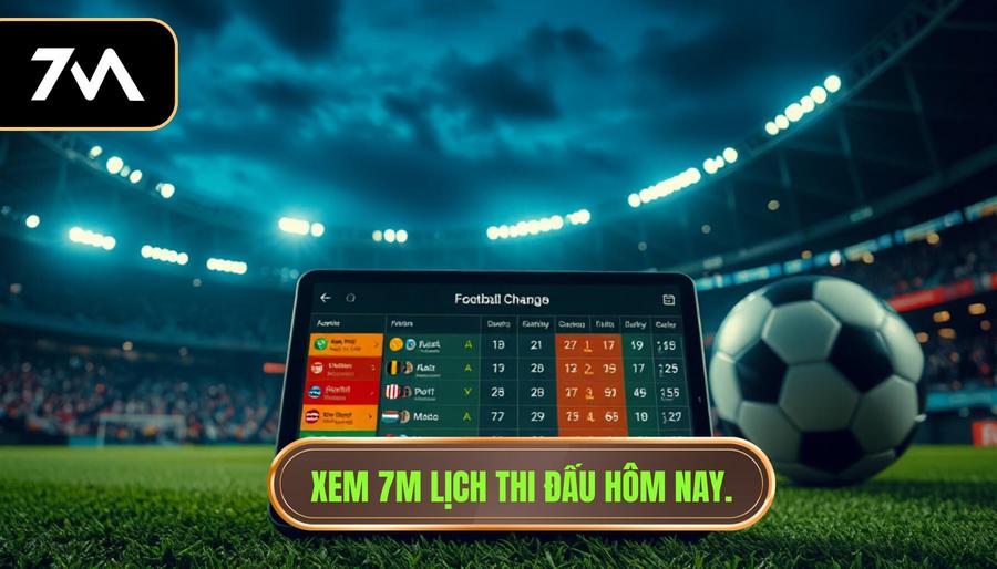 Xem 7m lịch thi đấu hôm nay.